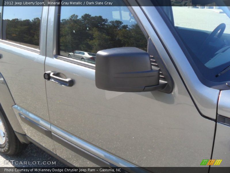 Mineral Gray Metallic / Dark Slate Gray 2012 Jeep Liberty Sport