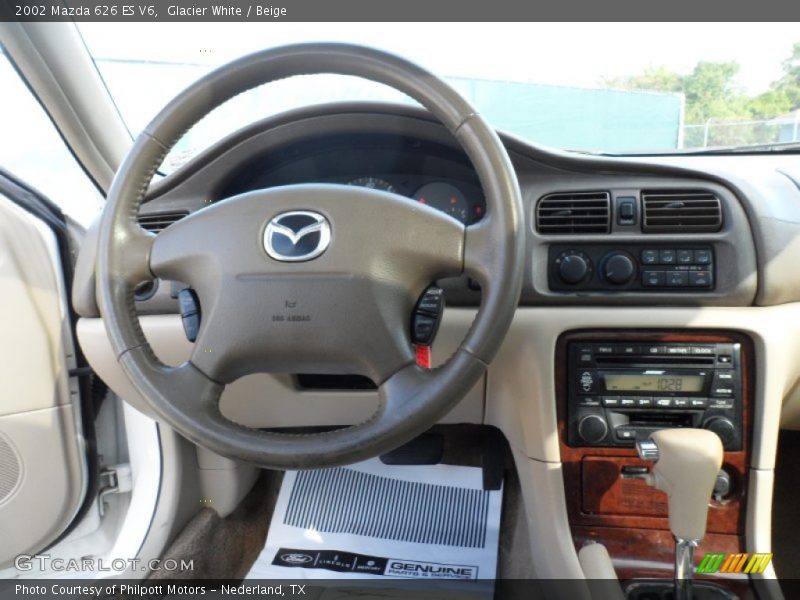 Dashboard of 2002 626 ES V6