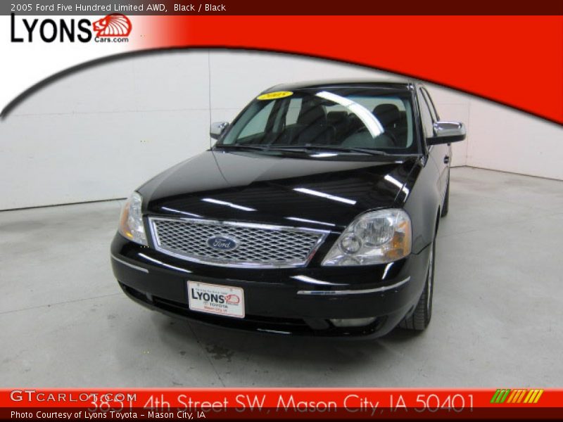 Black / Black 2005 Ford Five Hundred Limited AWD