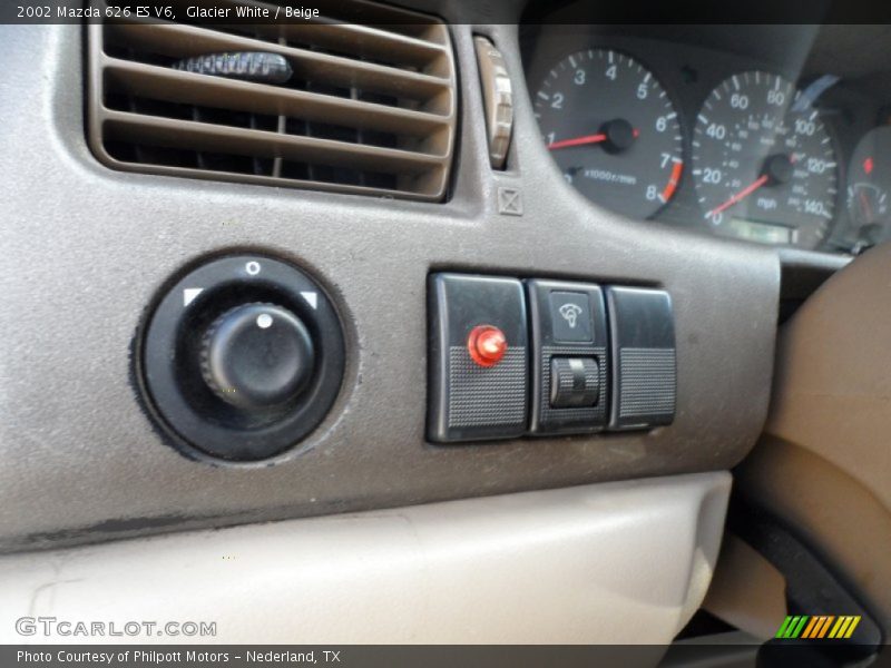 Glacier White / Beige 2002 Mazda 626 ES V6