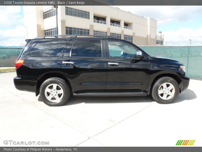 Black / Sand Beige 2008 Toyota Sequoia Limited 4WD
