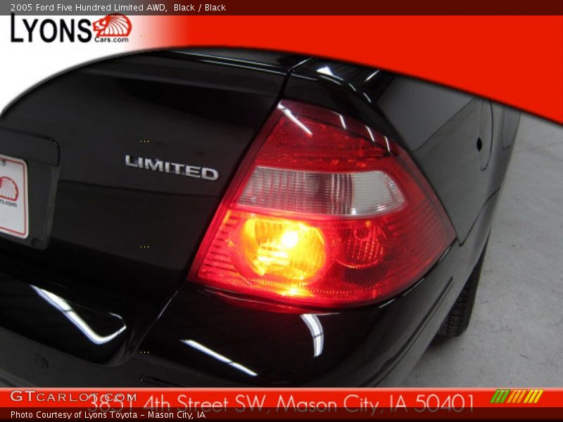 Black / Black 2005 Ford Five Hundred Limited AWD