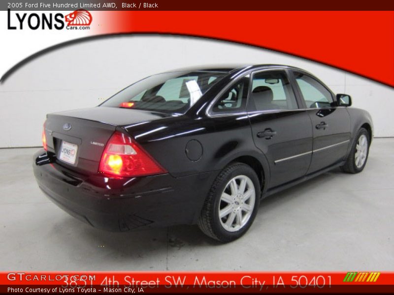 Black / Black 2005 Ford Five Hundred Limited AWD