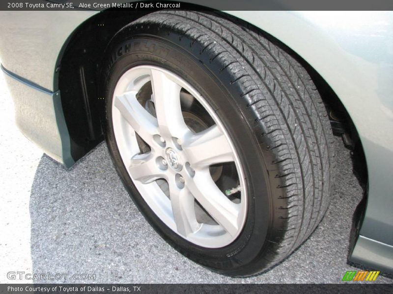 Aloe Green Metallic / Dark Charcoal 2008 Toyota Camry SE