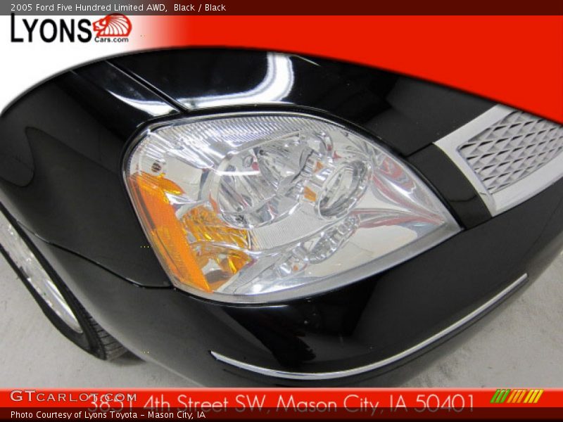 Black / Black 2005 Ford Five Hundred Limited AWD