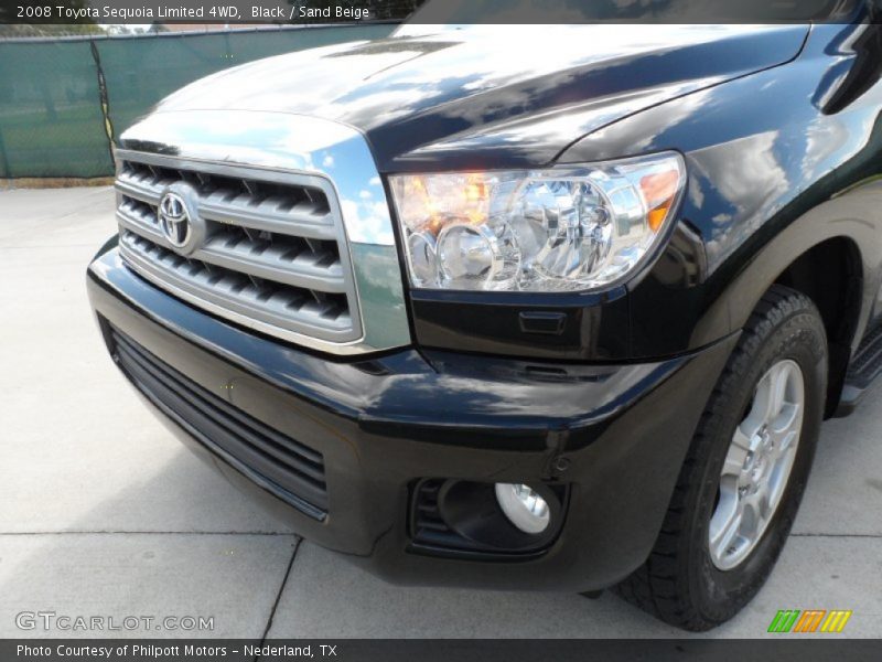 Black / Sand Beige 2008 Toyota Sequoia Limited 4WD