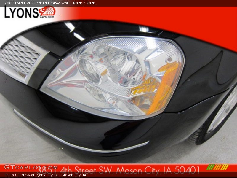Black / Black 2005 Ford Five Hundred Limited AWD