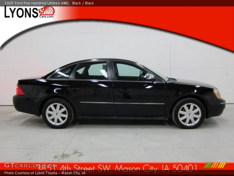 Black / Black 2005 Ford Five Hundred Limited AWD