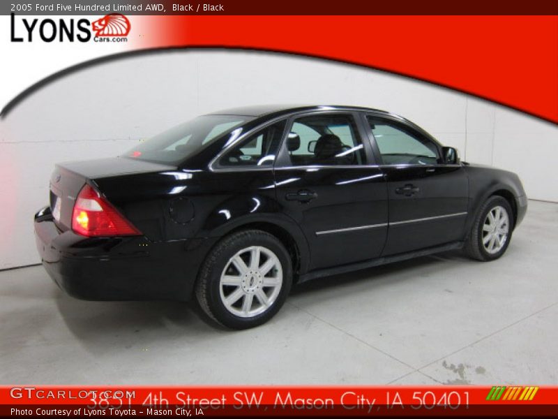 Black / Black 2005 Ford Five Hundred Limited AWD