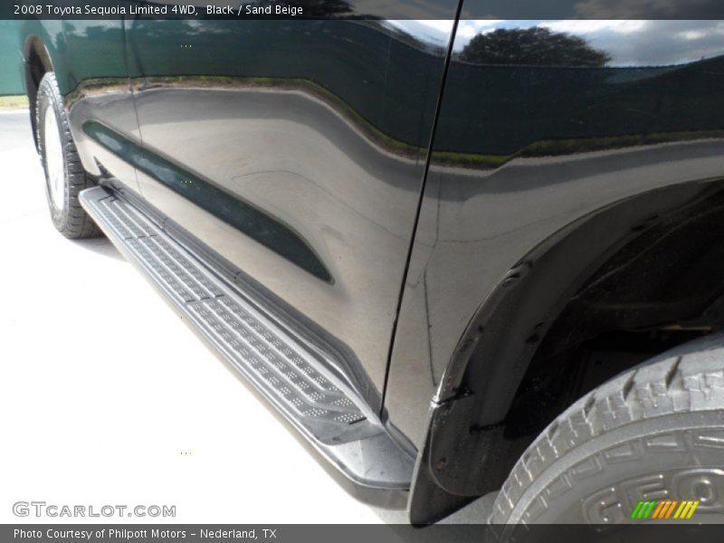 Black / Sand Beige 2008 Toyota Sequoia Limited 4WD