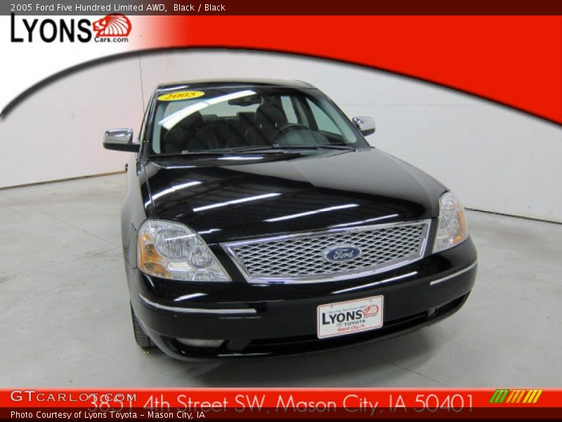Black / Black 2005 Ford Five Hundred Limited AWD