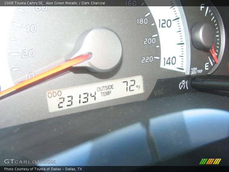 Aloe Green Metallic / Dark Charcoal 2008 Toyota Camry SE