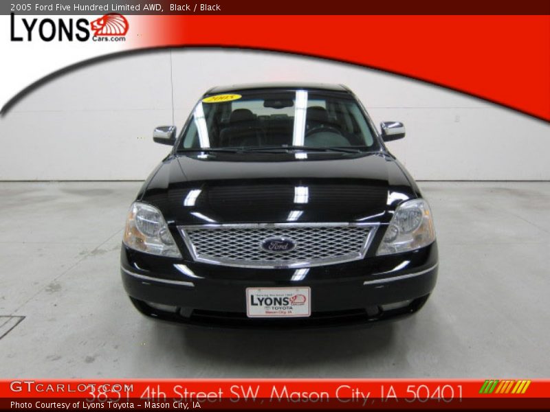 Black / Black 2005 Ford Five Hundred Limited AWD