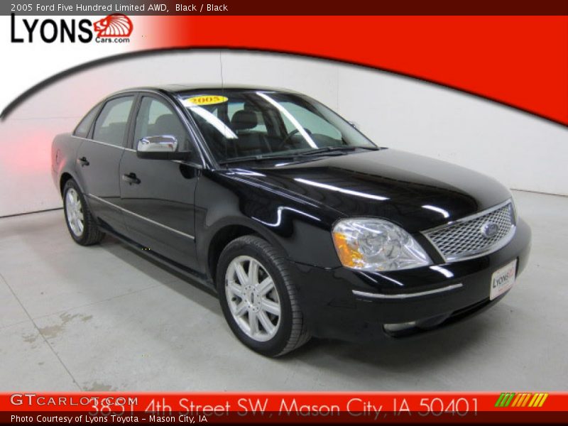 Black / Black 2005 Ford Five Hundred Limited AWD