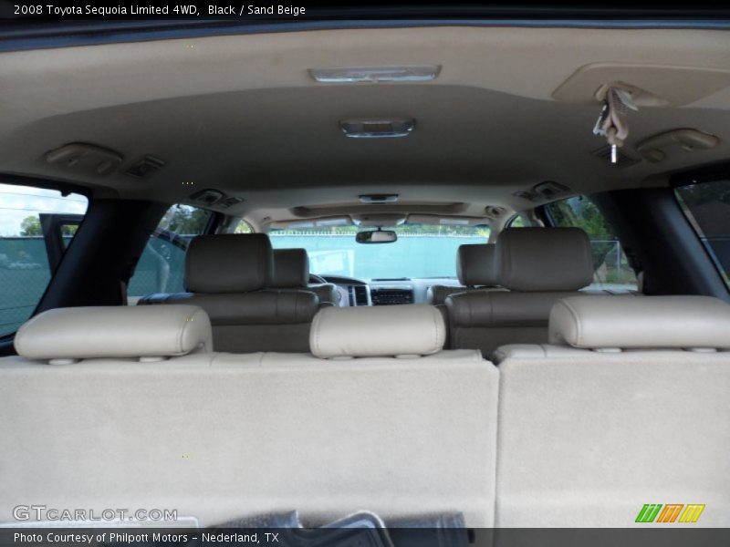 Black / Sand Beige 2008 Toyota Sequoia Limited 4WD