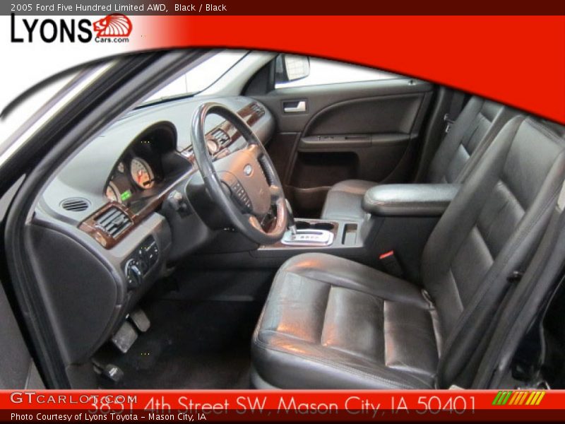Black / Black 2005 Ford Five Hundred Limited AWD