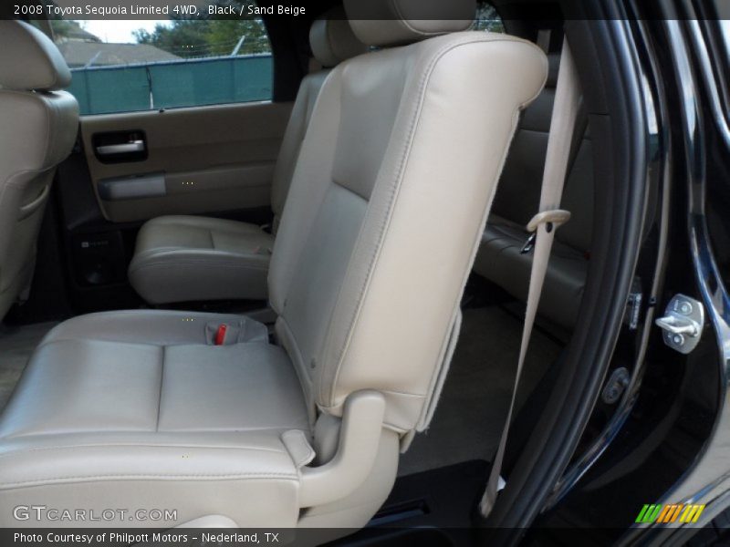 Black / Sand Beige 2008 Toyota Sequoia Limited 4WD
