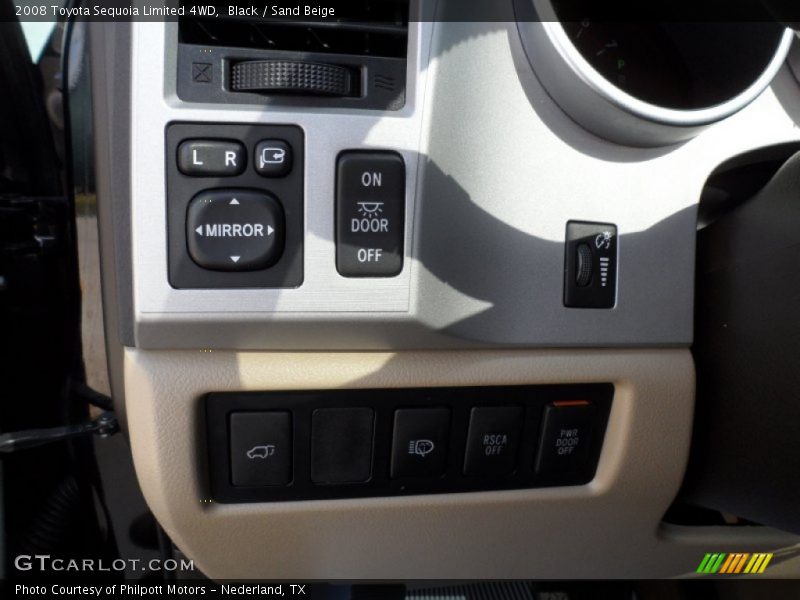 Black / Sand Beige 2008 Toyota Sequoia Limited 4WD