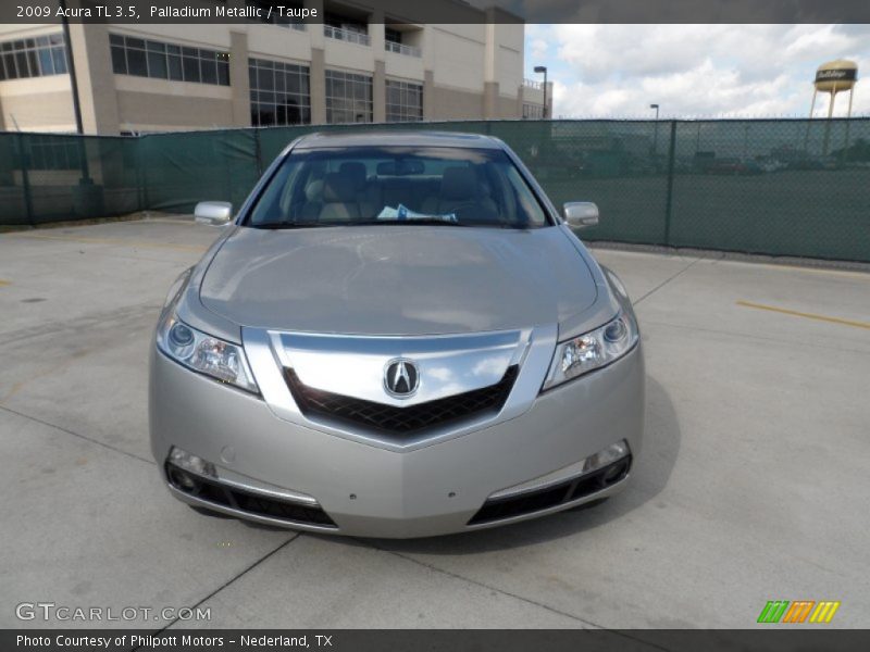 Palladium Metallic / Taupe 2009 Acura TL 3.5