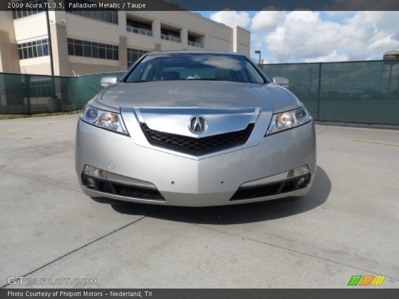 Palladium Metallic / Taupe 2009 Acura TL 3.5