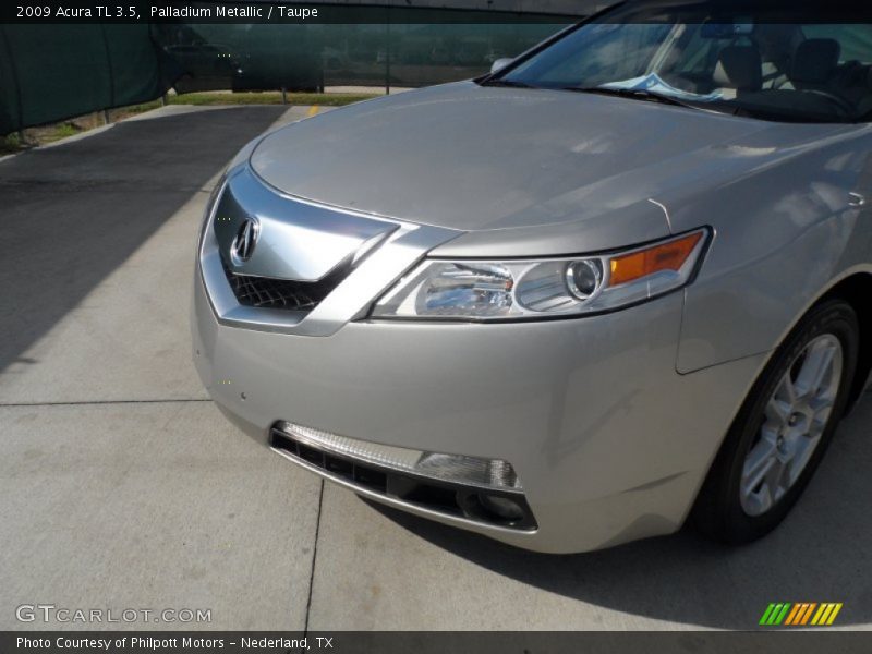Palladium Metallic / Taupe 2009 Acura TL 3.5