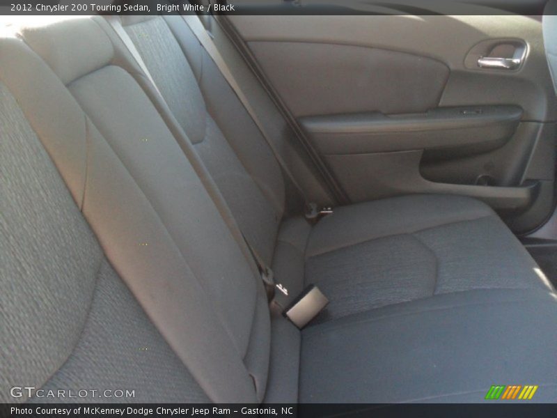 Bright White / Black 2012 Chrysler 200 Touring Sedan