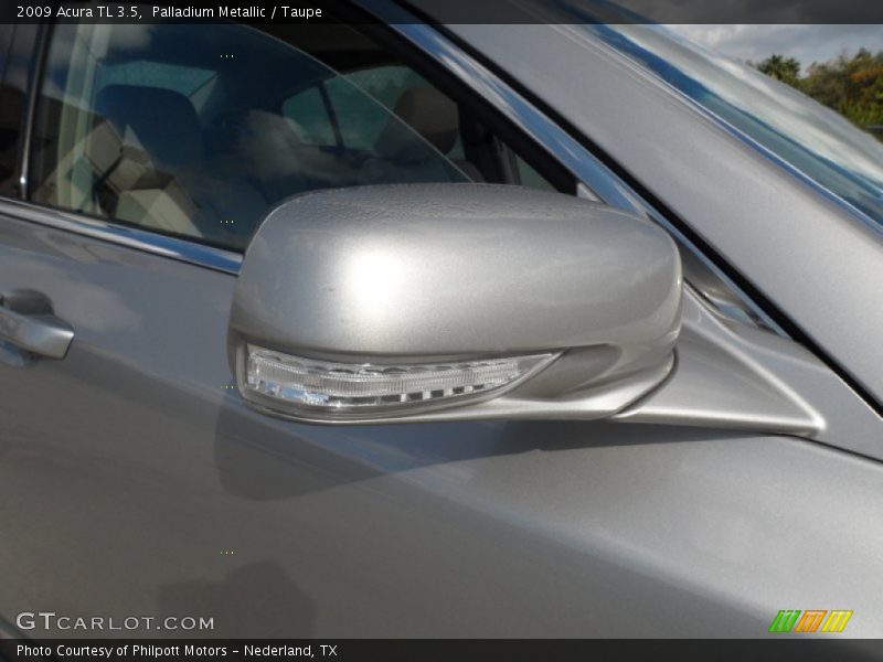 Palladium Metallic / Taupe 2009 Acura TL 3.5