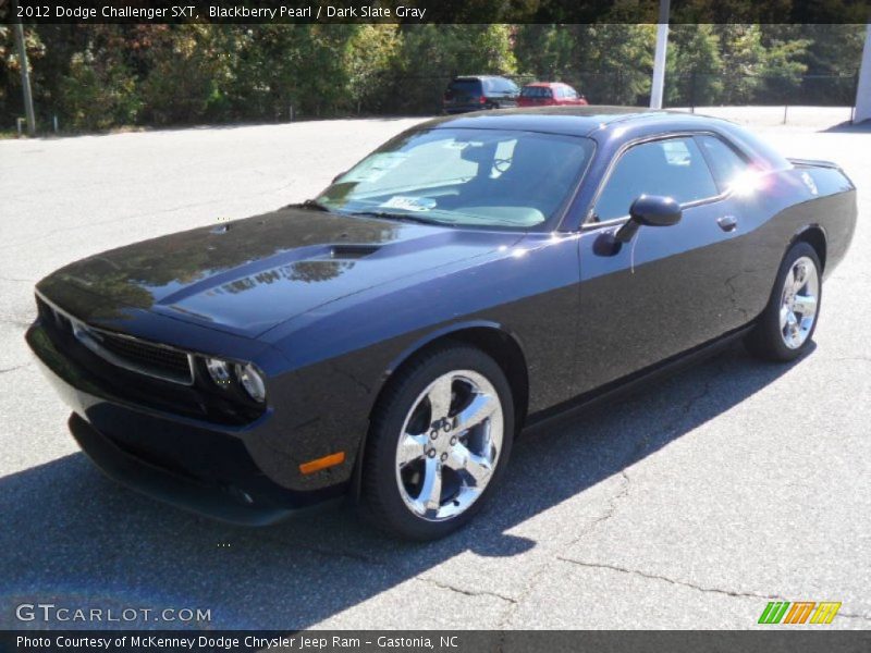 Blackberry Pearl / Dark Slate Gray 2012 Dodge Challenger SXT