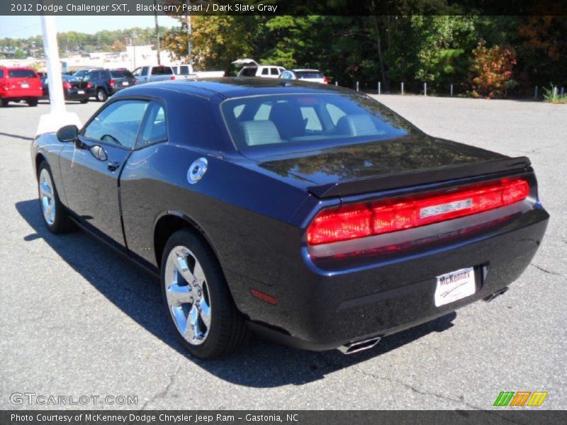 Blackberry Pearl / Dark Slate Gray 2012 Dodge Challenger SXT