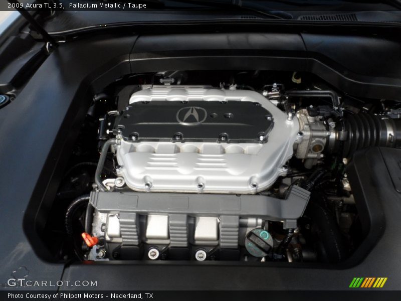 Palladium Metallic / Taupe 2009 Acura TL 3.5