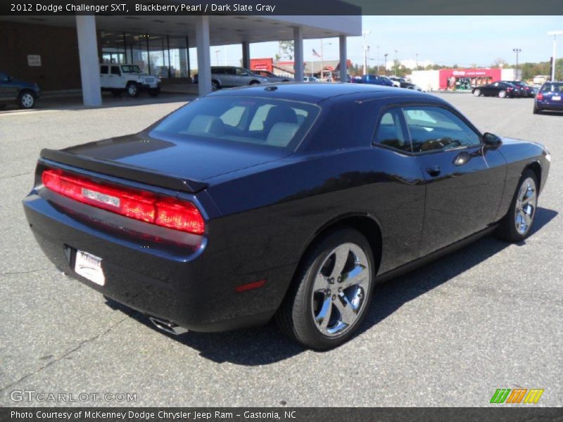 Blackberry Pearl / Dark Slate Gray 2012 Dodge Challenger SXT