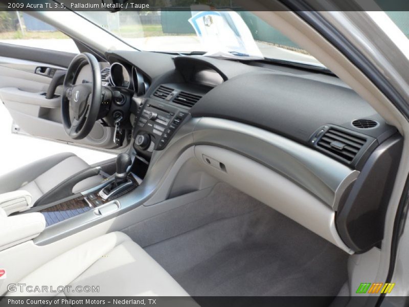 Palladium Metallic / Taupe 2009 Acura TL 3.5