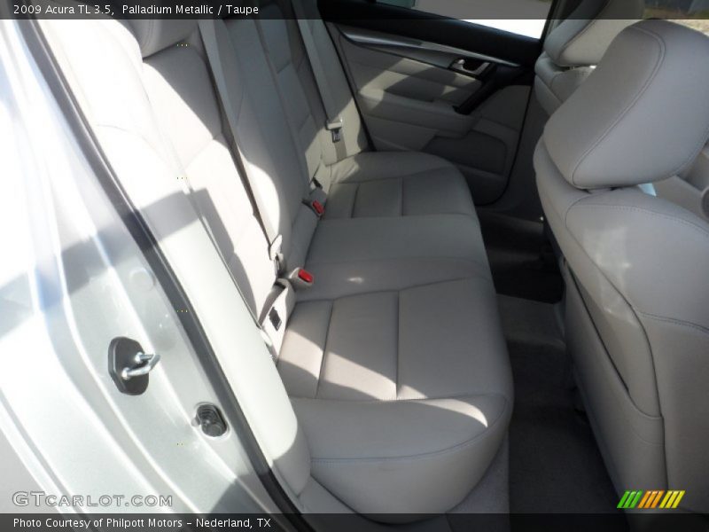 Palladium Metallic / Taupe 2009 Acura TL 3.5