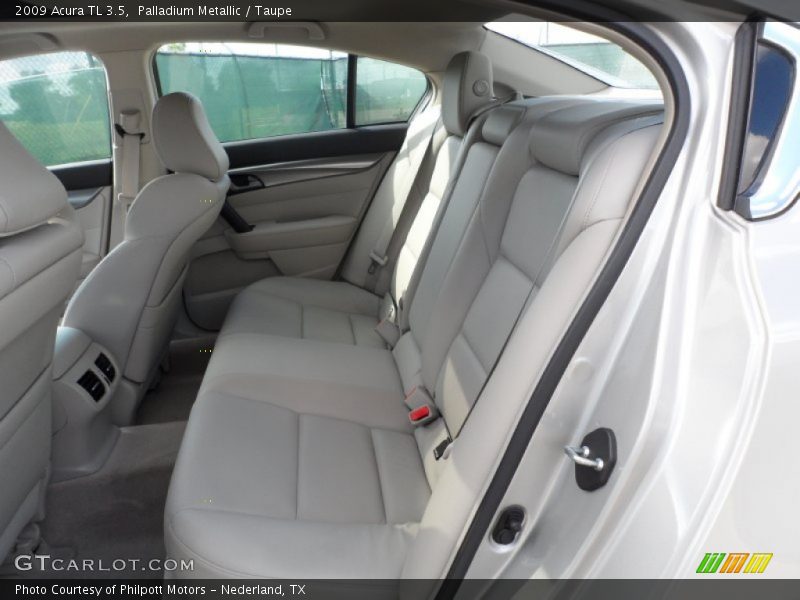 Palladium Metallic / Taupe 2009 Acura TL 3.5