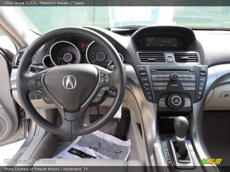 Palladium Metallic / Taupe 2009 Acura TL 3.5