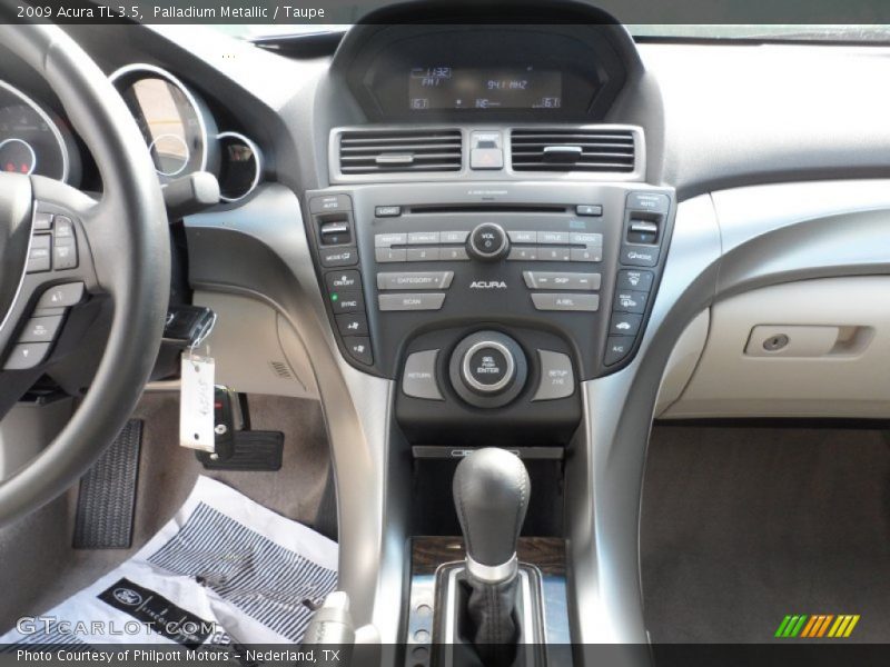 Palladium Metallic / Taupe 2009 Acura TL 3.5