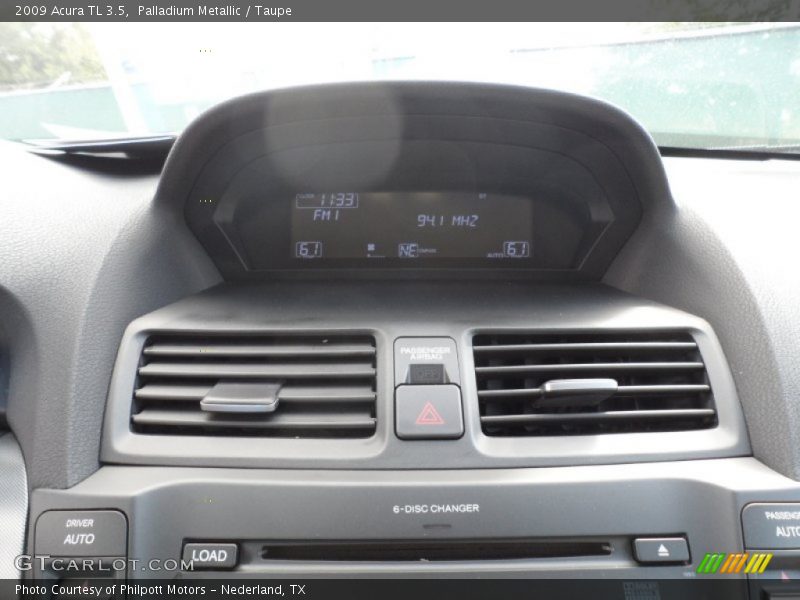 Palladium Metallic / Taupe 2009 Acura TL 3.5