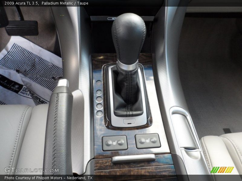 Palladium Metallic / Taupe 2009 Acura TL 3.5