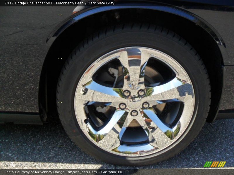Blackberry Pearl / Dark Slate Gray 2012 Dodge Challenger SXT
