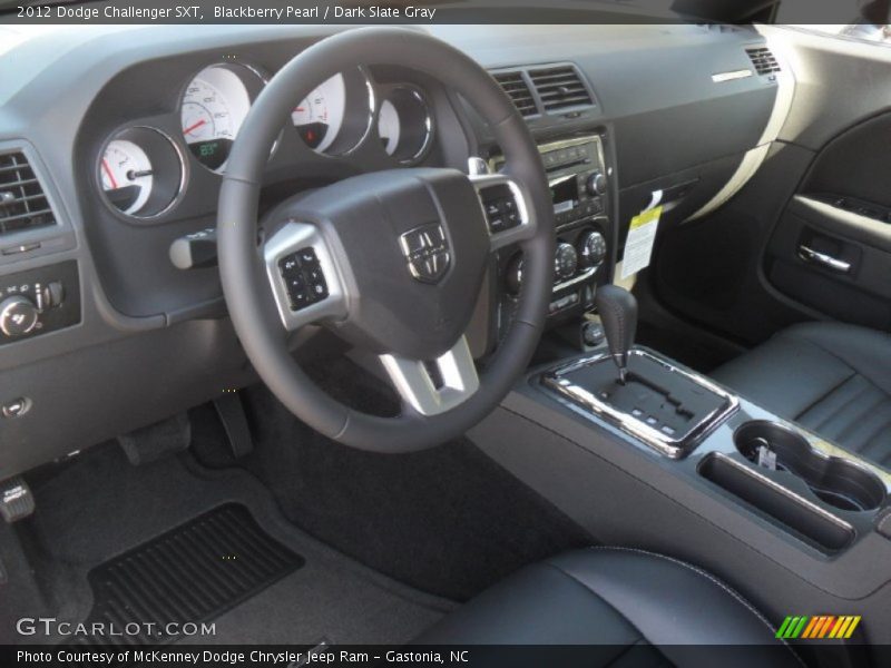 Blackberry Pearl / Dark Slate Gray 2012 Dodge Challenger SXT