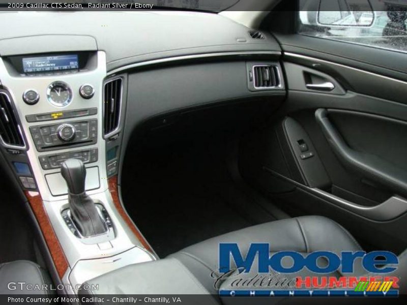 Radiant Silver / Ebony 2009 Cadillac CTS Sedan