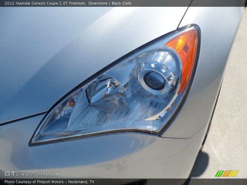 Silverstone / Black Cloth 2012 Hyundai Genesis Coupe 2.0T Premium