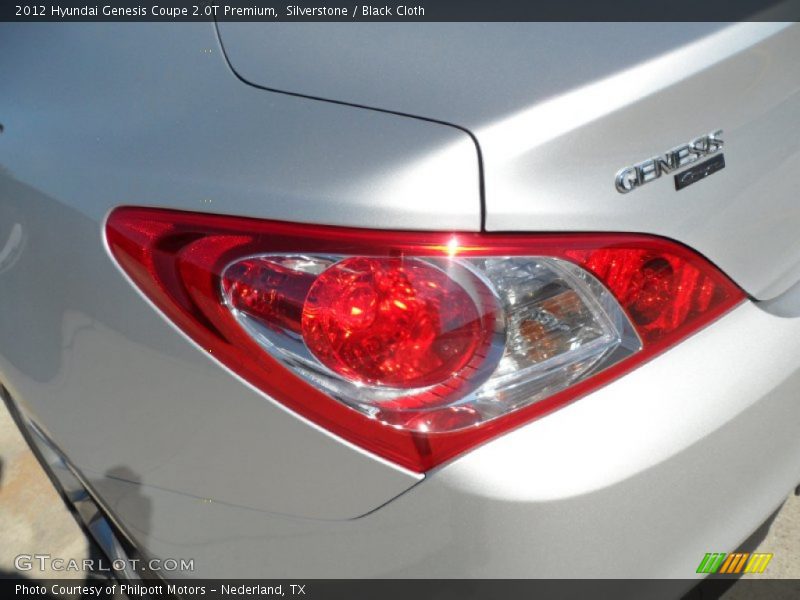 Silverstone / Black Cloth 2012 Hyundai Genesis Coupe 2.0T Premium