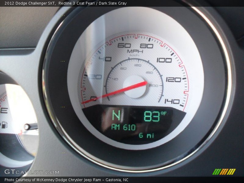 Redline 3 Coat Pearl / Dark Slate Gray 2012 Dodge Challenger SXT