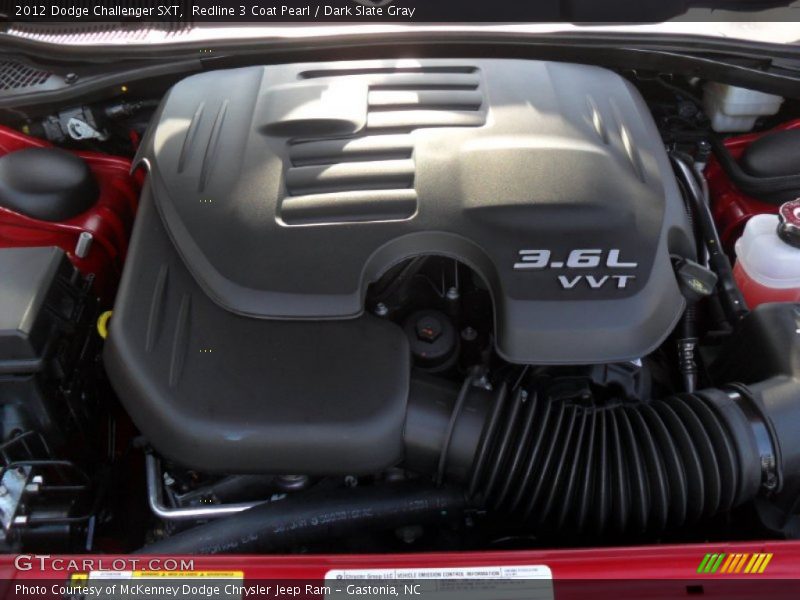 Redline 3 Coat Pearl / Dark Slate Gray 2012 Dodge Challenger SXT