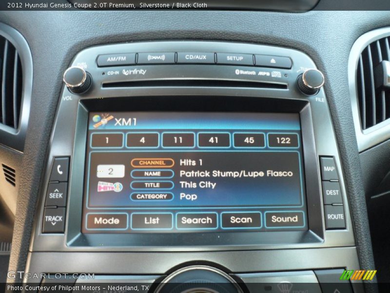 Silverstone / Black Cloth 2012 Hyundai Genesis Coupe 2.0T Premium