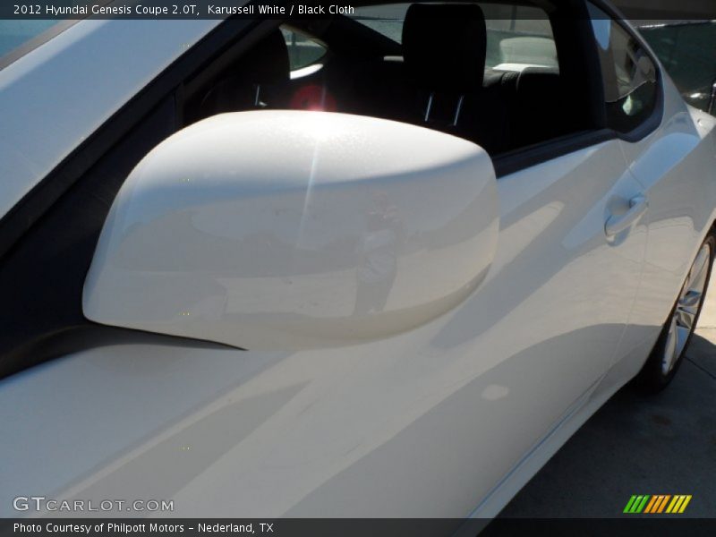 Karussell White / Black Cloth 2012 Hyundai Genesis Coupe 2.0T