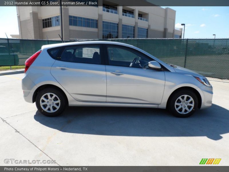 Ironman Silver / Black 2012 Hyundai Accent GS 5 Door