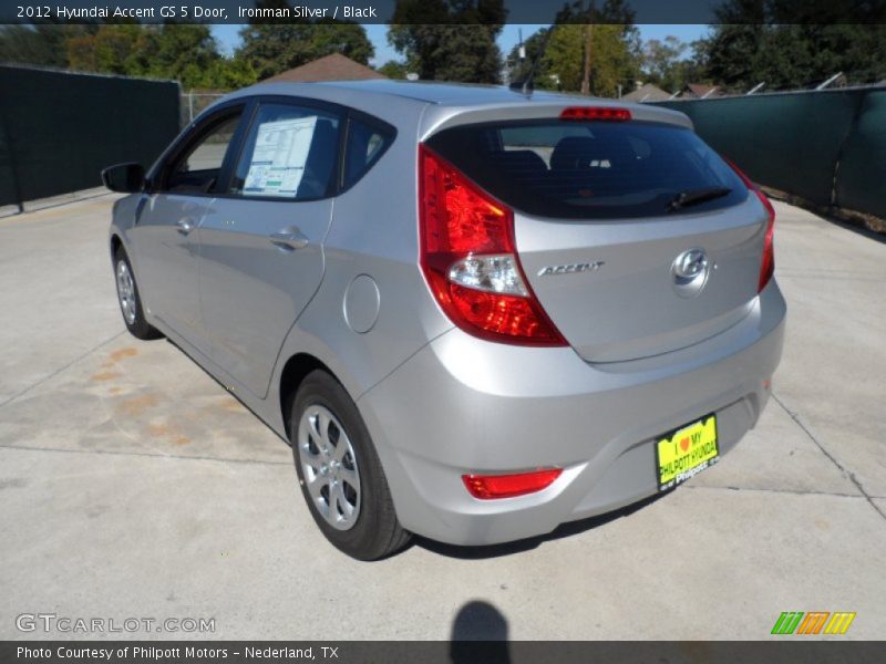 Ironman Silver / Black 2012 Hyundai Accent GS 5 Door