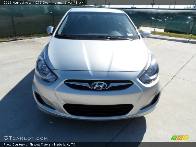 Ironman Silver / Black 2012 Hyundai Accent GS 5 Door